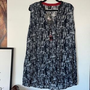 Soch Printed Sleeveless Tunic Dress